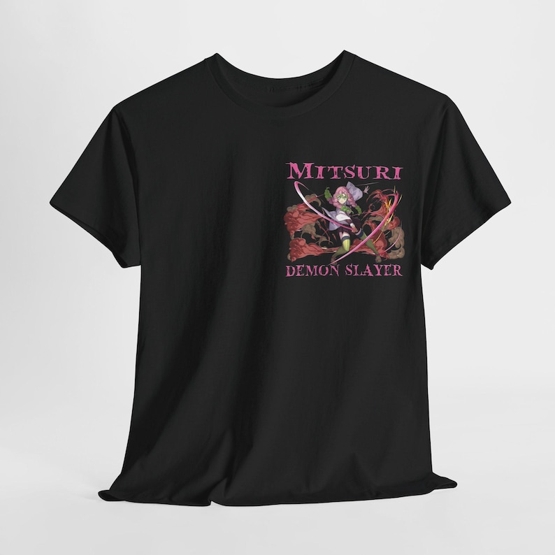 Maglietta Mitsuri Kanroji Hashira Maglietta Demon Slayer Maglietta Mitsuri Love Pillar Maglietta unisex ispirata agli anime, Abbigliamento Otaku Demon Slayer immagine 2