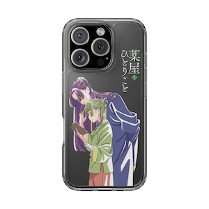 Jinshi and Maomao Clear phone Case The apothecary diaries anime