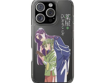 Jinshi und Maomao Klare Telefonhülle Die Apothekertagebücher Anime