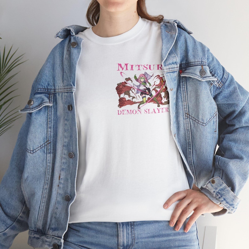 Maglietta Mitsuri Kanroji Hashira Maglietta Demon Slayer Maglietta Mitsuri Love Pillar Maglietta unisex ispirata agli anime, Abbigliamento Otaku Demon Slayer immagine 9