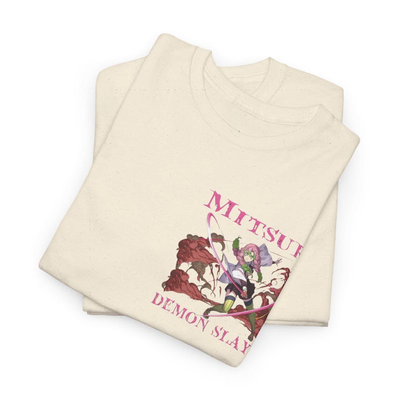 Maglietta Mitsuri Kanroji Hashira Maglietta Demon Slayer Maglietta Mitsuri Love Pillar Maglietta unisex ispirata agli anime, Abbigliamento Otaku Demon Slayer immagine 4