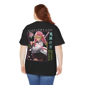 Maglietta Mitsuri Kanroji Hashira Maglietta Demon Slayer Maglietta Mitsuri Love Pillar Maglietta unisex ispirata agli anime, Abbigliamento Otaku Demon Slayer immagine 8