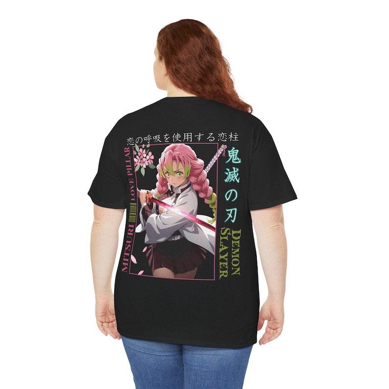 Maglietta Mitsuri Kanroji Hashira Maglietta Demon Slayer Maglietta Mitsuri Love Pillar Maglietta unisex ispirata agli anime, Abbigliamento Otaku Demon Slayer immagine 8