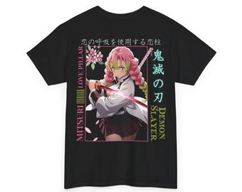 Mitsuri Kanroji Hashira tshirt Demon Slayer tshirt Mitsuri Love pillar Anime-Inspired Unisex Tee, Demon Slayer Otaku Clothing