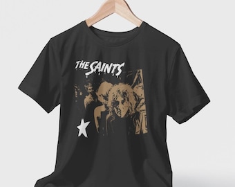 the Saints   T shirt screen print short sleeve  shirt cotton
