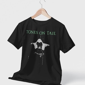 tones on tail band T shirt post punk screen print Bauhaus goth