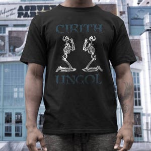 Cirith Ungol T shirt screen print short sleeve shirt cotton image 2