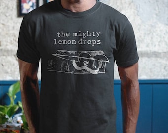 the mighty lemon drops  T shirt screen print short sleeve     shirt cotton