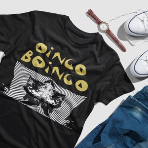 Oingo Boingo  T shirt screen print short sleeve     shirt cotton