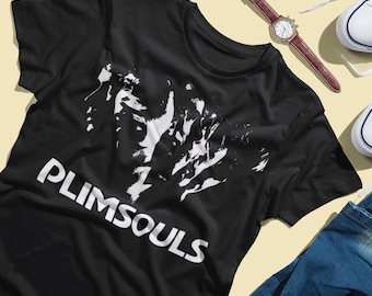 the Plimsouls T shirt screen print short sleeve     shirt cotton