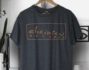 Chainsaw  T shirt screen print short sleeve  shirt cotton
