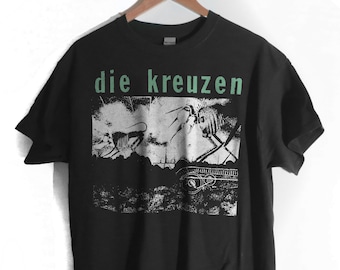 Die Kreuzen band  T shirt screen print short sleeve