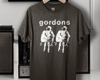 the Gordons band  t shirt   T shirt screen print short sleeve Black shirt