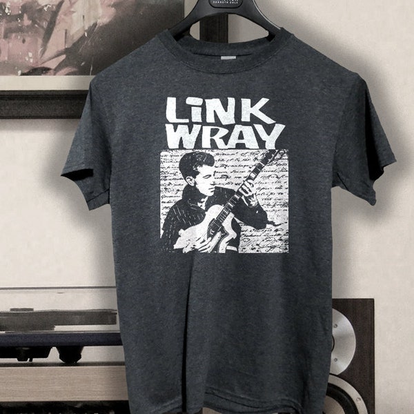 Link Wray   T shirt screen print short sleeve shirt cotton