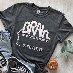 Brain Records  T shirt  Hamburg germany krautrock Popol Vuh  NEU electric sun Kosmische Musik