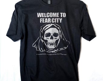 Welcome to Fear City  t Shirt NYC 80s Screen Print