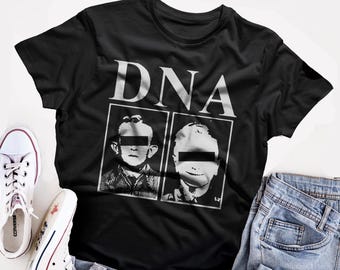 DNA   T shirt screen print short sleeve     shirt cotton