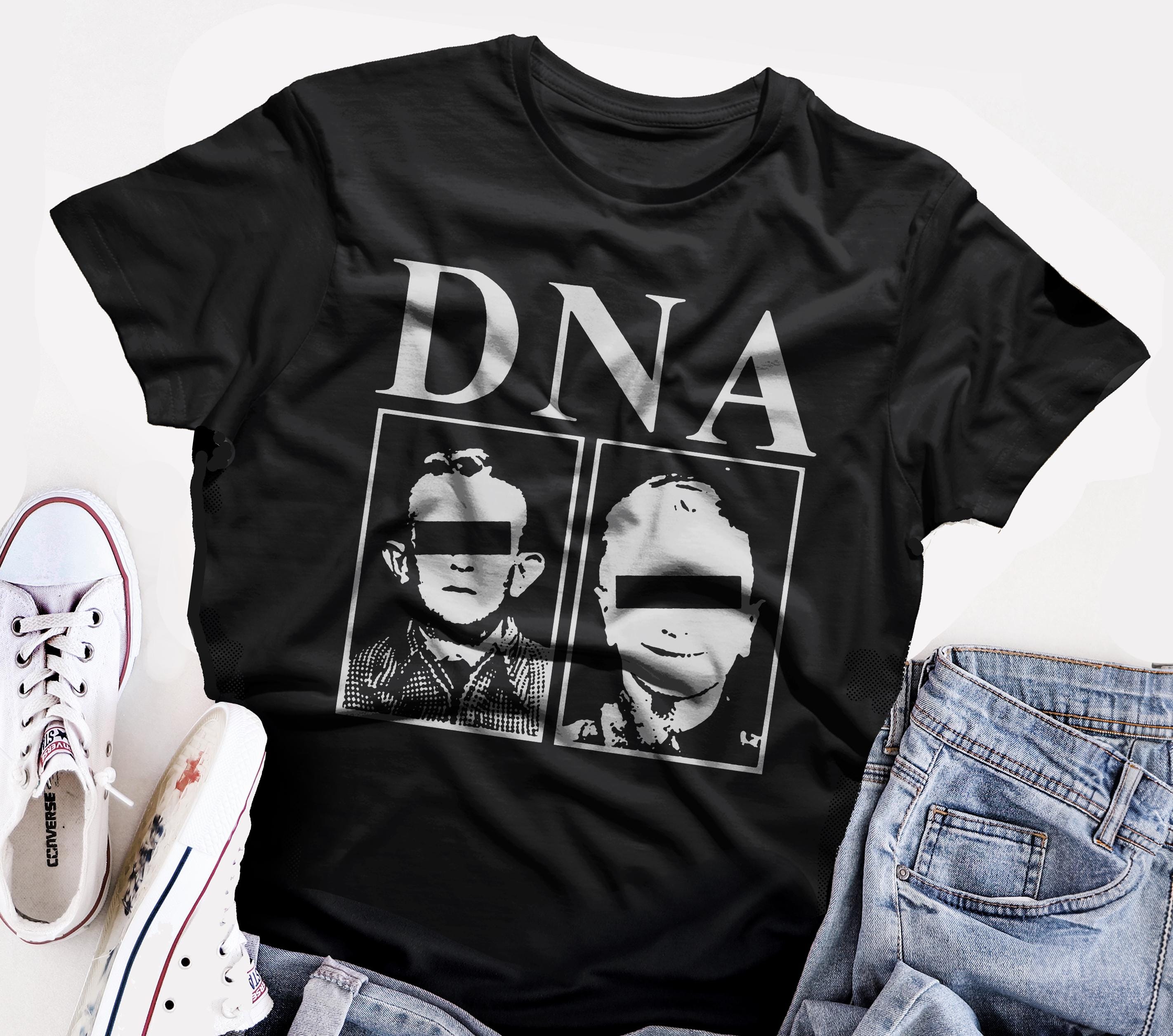 FOTUS 】DNAプリントTシャツ デオキシリボ核酸分子二重らせんDNA T 