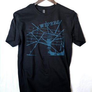 Wipers  T shirt screen print short sleeve     shirt cotton