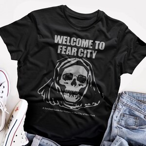 Welcome to Fear City  t Shirt NYC 80s Screen Print