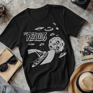Camiseta de la banda Rezillos, post punk escocés, new wave, Cramps, B-52s, Revillos