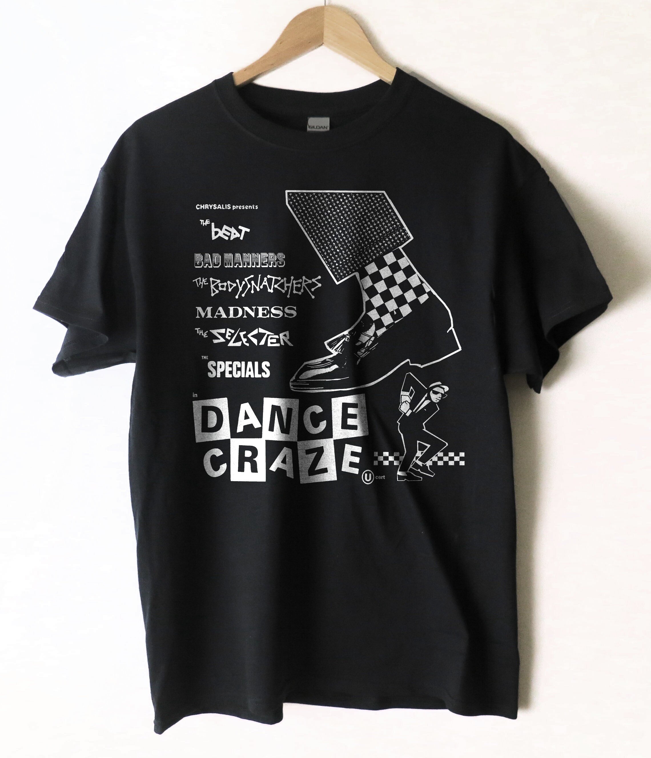 Dance Craze T Shirt Screen Print Short Sleeve Ska Reggae Dub