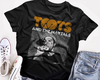 Toots and the Maytalls T shirt screen print short sleeve  ska reggae dub