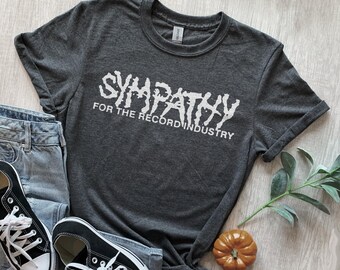 Sympathy for the Record Industry T-Shirt - Gildan Softstyle Cotton Tee
