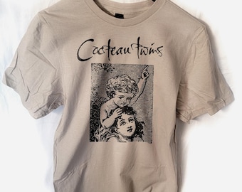 Cocteau Twins band  T shirt screen print short sleeve