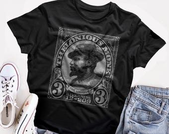 Thelonious Monk T shirt Jazz blue note Prestige