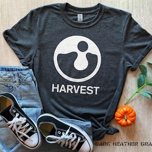 Camiseta de manga corta con estampado de serigrafía de Harvest Records en algodón