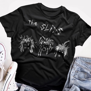 the Slits  T shirt screen print short sleeve     shirt cotton