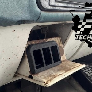 73-87 Squarebody Square Body Chevy C10 Aschenbecher Insert Switch Panel Rocker | Custom Fit | Hergestellt in den USA