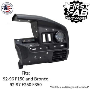 Panel de interruptores basculantes dobles para tablero de instrumentos Ford F150 F250 F350 Bronco OBS 92-96 / Ajuste de precisión / EE. UU.