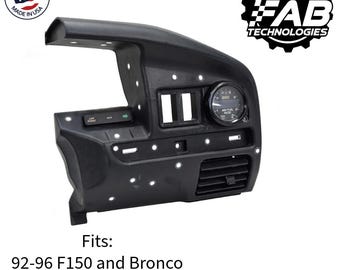 Panel de interruptores basculantes dobles para tablero de instrumentos Ford F150 F250 F350 Bronco OBS 92-96 / Ajuste de precisión / EE. UU.