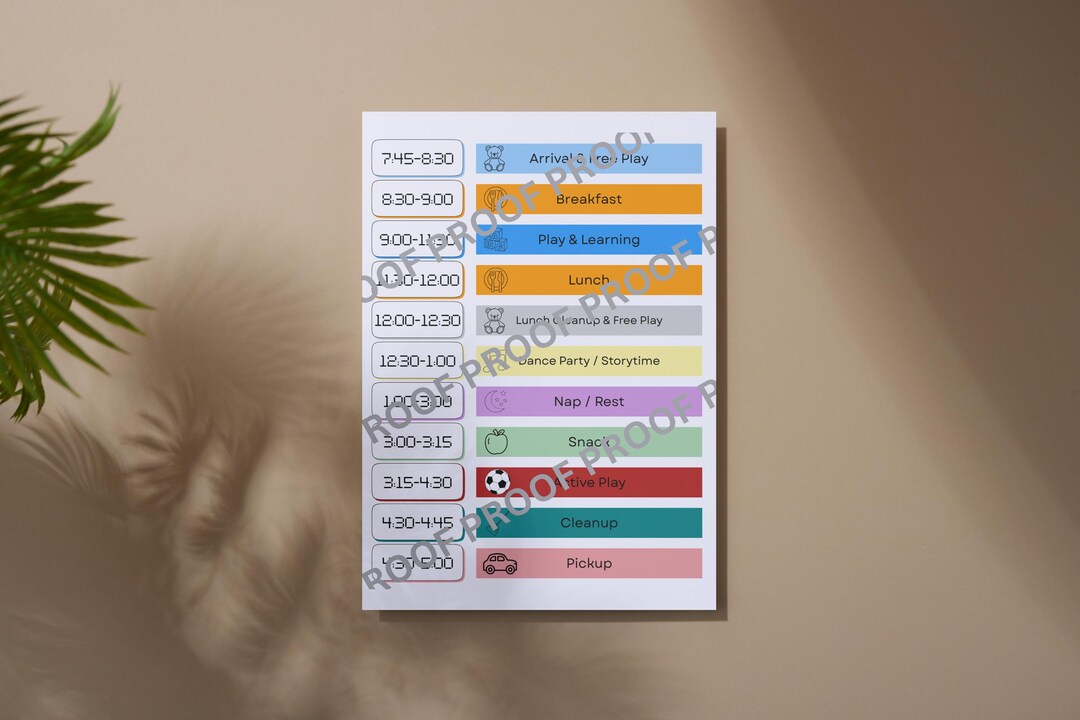 Customizable Routine Chart Print - Etsy