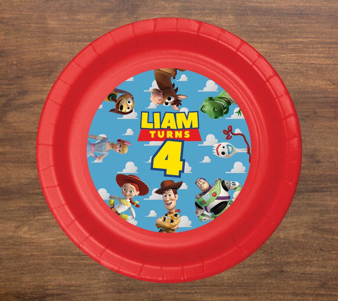 Personalized Toy Story Party Plates Custom Birthday Tableware Etsy — free download