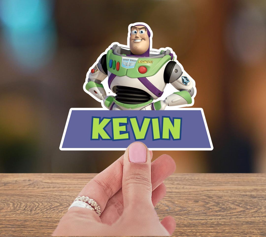 Custom Buzz Lightyear Stickers | Personalized Party Favor Labels - Etsy