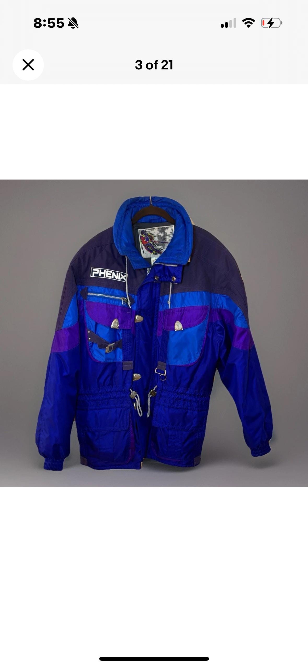 Vintage Phenix Ski Jacket | Men's Large | Retro 80s 90s Colorblock