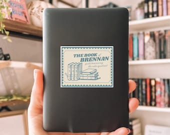 Pegatina de El libro de Brennan, Merchandising de Fourth Wing, Serie Empíreo, Pegatina para Kindle, Pegatina para Booktok, Jinete de dragón, Llama de hierro, Tormenta de ónice