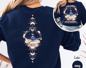 Velaris Crewneck, Night Court, ACOTAR Sweatshirt, Bat Boys Merch, City of Starlight SJM, Bookish Romantasy Hoodie, Book Club Apparel
