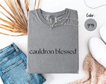 Cauldron Blessed Comfort Colors® Tee, Romantasy Book club, SJM Merch, Rhysand Book Merch, Nesta Archeron, Elain, Night Court Velaris
