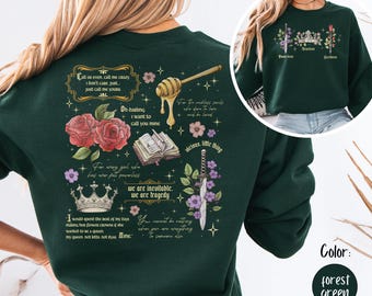 Machteloze ronde hals, leesgrage sweater, leesgrage hoodie romantiek, Kai x Paedyn, Lauren Roberts Reckless, boekenwurmkleding, bibliothecaresserui