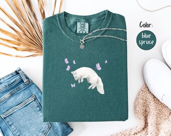 Onyx Saeris Fane Quicksilver Comfort Colors® Tee, Book Tropes Romantasy Fated Mates Apparel, Fae and Alchemy Callie Hart, Kingfisher