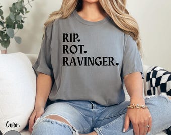 Rip. Rot. Ravinger. Comfort Colors® Plated Prisoner Series, Auren Goldfinch x Slade Ravinger, Raven Kennedy Merch, Commander Rip, Bookclub