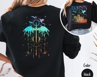Riorson House Aretia Crewneck, Xaddy Xaden, Violet Sorrengail, Fourth Wing, Fantasy Books, Iron Flame Sweatshirt, Rebecca Yarros Merch