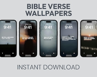 Faith-Based Phone Wallpapers | Digital Wallpaper Pack