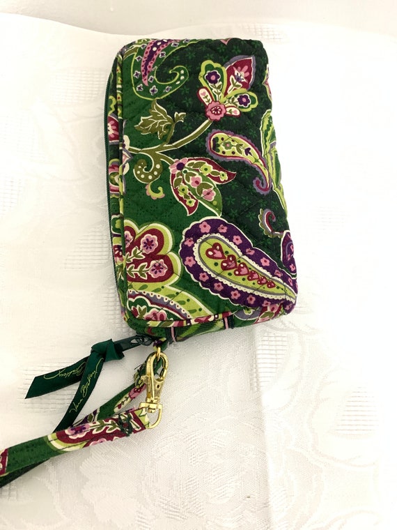 Vera Bradley Chelsea green Wristlet Clutch Bag - image 3