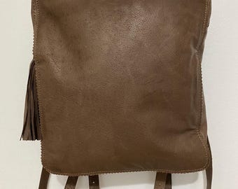 Latico  Taupe Leather backpack Bag