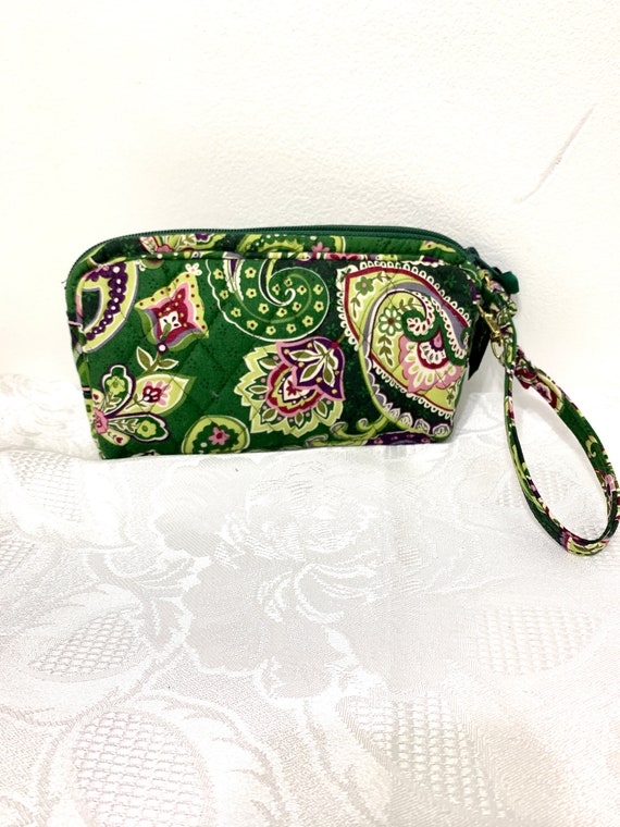 Vera Bradley Chelsea green Wristlet Clutch Bag - image 2